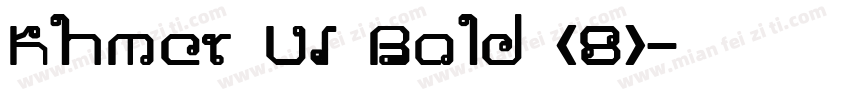 Khmer UI Bold (8)字体转换